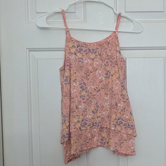 Set 2 Girl's Old Navy Top Blouse Size 10/12 Blue - Orange - Picture 4 of 7